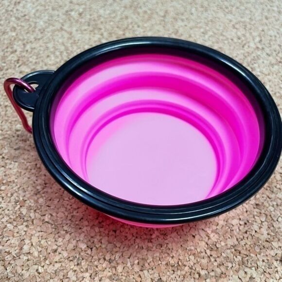 Collapsible Dog Pet Folding Silicone Travel Bowl​ - Picture 8 of 12